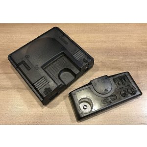 画像6: PCE 本体交換用シェル クリアスモーク - RetroGameRestore -