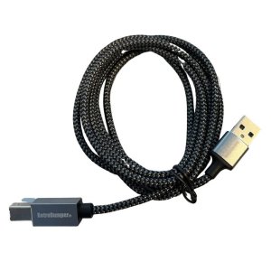 画像1: レトロダンパー SFC/GBA/MD/FC/PCE/NGP/GG/WSC/MSXダンパー用 USBプリンターケーブル(Type B) ケーブル長 1.5m [430549]