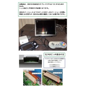 画像2: [SRPJ] GBA40ピン専用 HDMI Dockキット