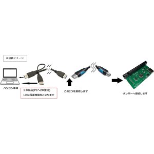 画像3: 補助電源ケーブル付きUSB延長ケーブル 30cm